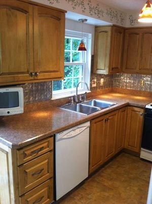 Stained Kitchen Reface Image